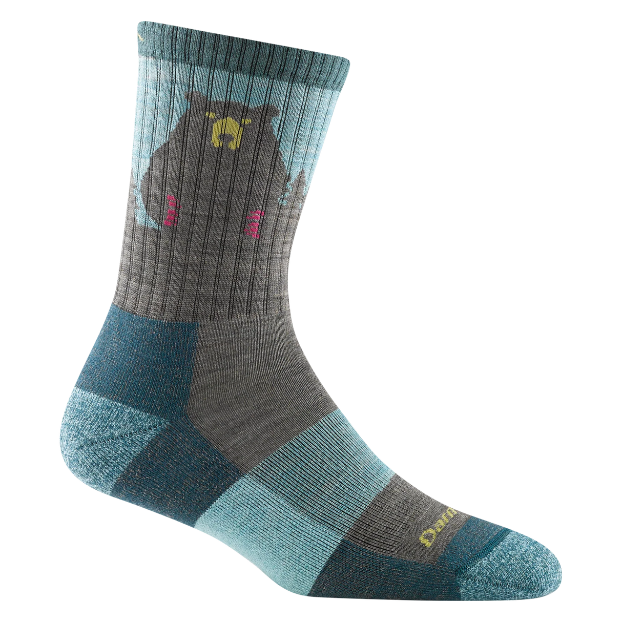 1970 Women's Bear Town Micro Crew Lightweight  Hiking Sock with Cushion