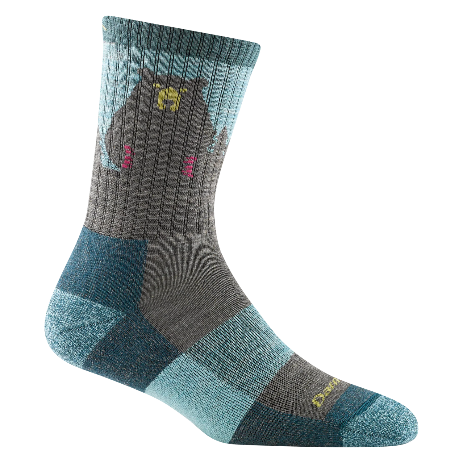 1970 Women's Bear Town Micro Crew Lightweight  Hiking Sock with Cushion