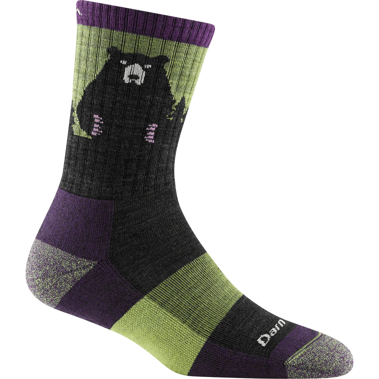 1970 Women's Bear Town Micro Crew Lightweight  Hiking Sock with Cushion