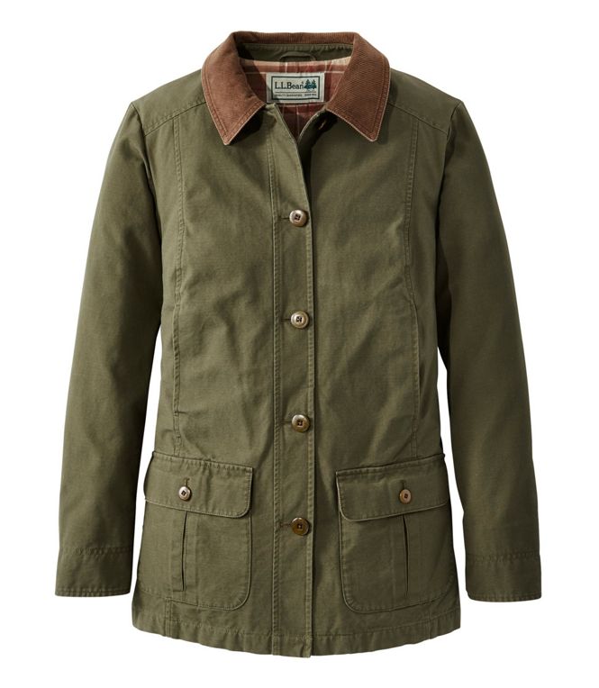 Adirondack Barn Coat Flannel Lined Women's Regular