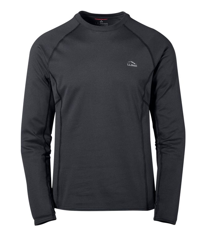 L.L.Bean Midweight Baselayer Crew Long Sleeve Men's Regular