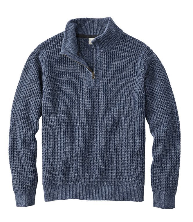 Bean's Organic Cotton 1/4 Zip Sweater Men's Regular