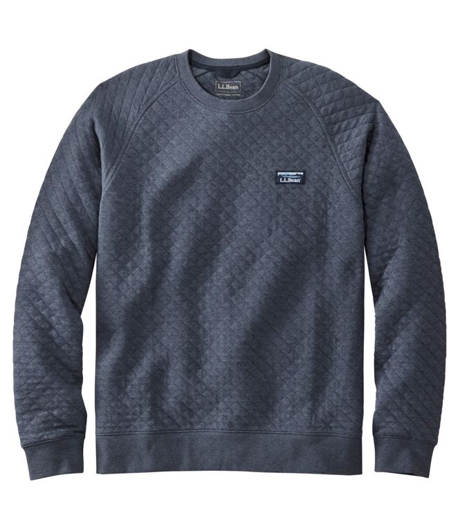 Bean's Quilted Crewneck Men's Regular