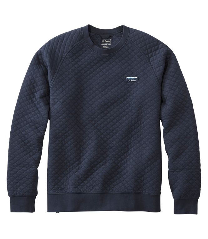 Bean's Quilted Crewneck Men's Regular