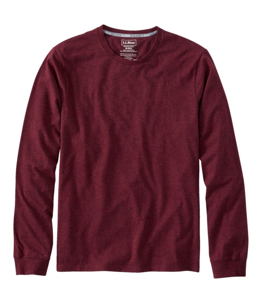Comfort Stretch Pima Long Sleeve Tee Shirt Men's Regular