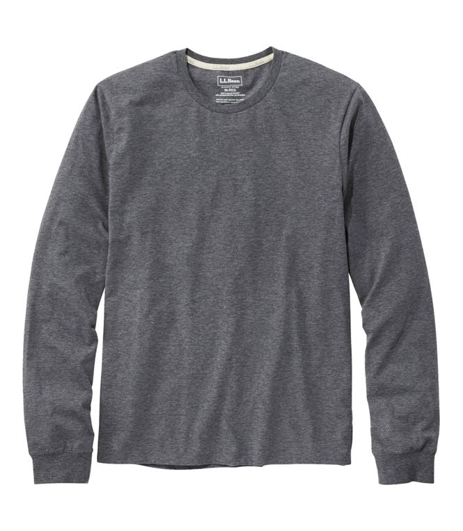 Comfort Stretch Pima Long Sleeve Tee Shirt Men's Regular