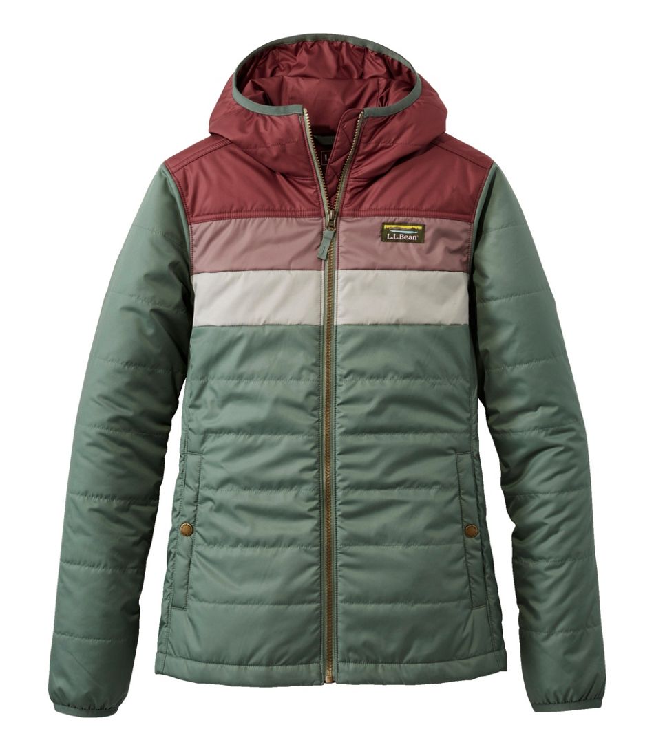 Mountain Classic Hooded Puffer Color Block Women's Regular