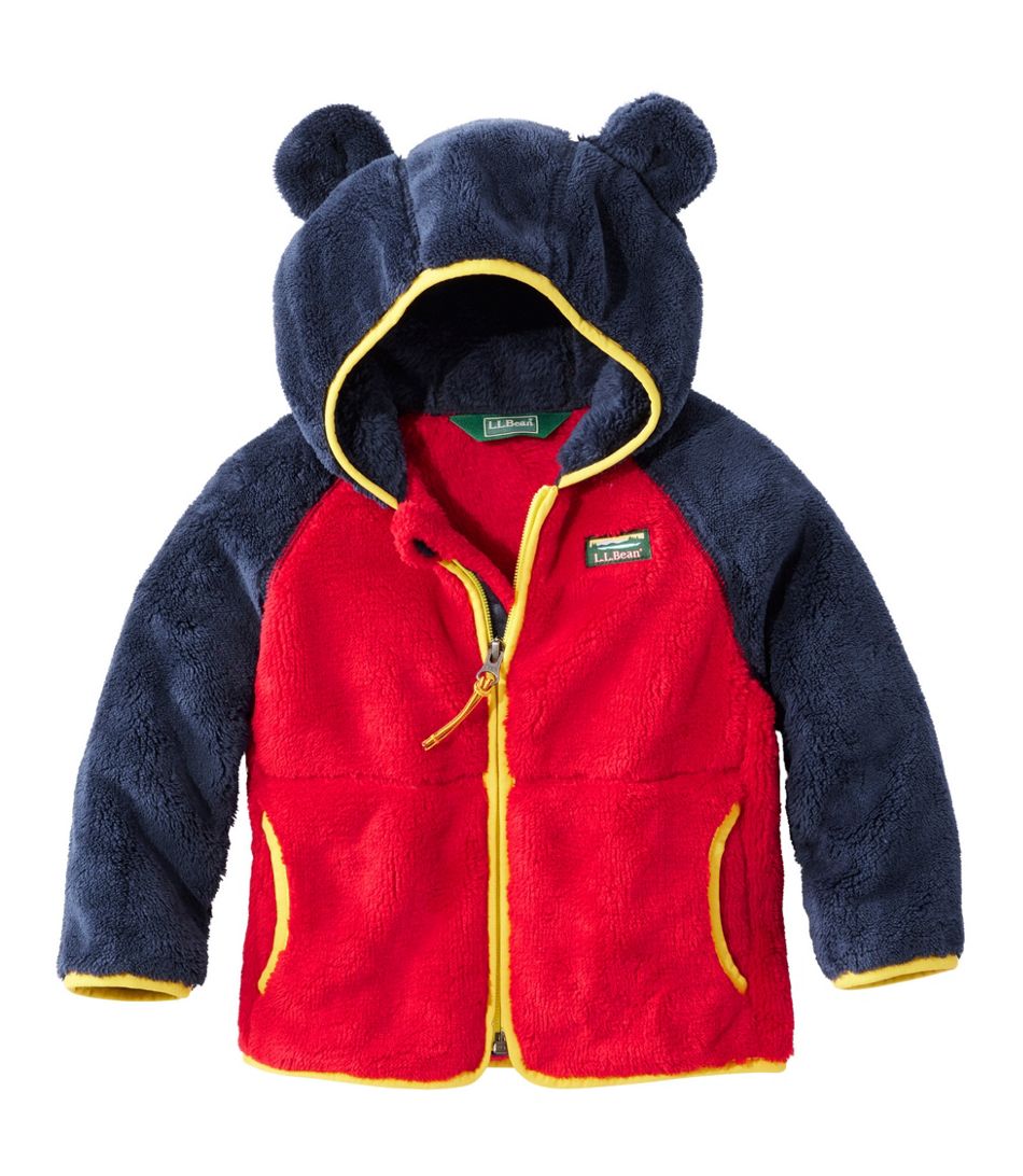 LLB Hi-Pile Fleece Color Block Jacket Toddlers'