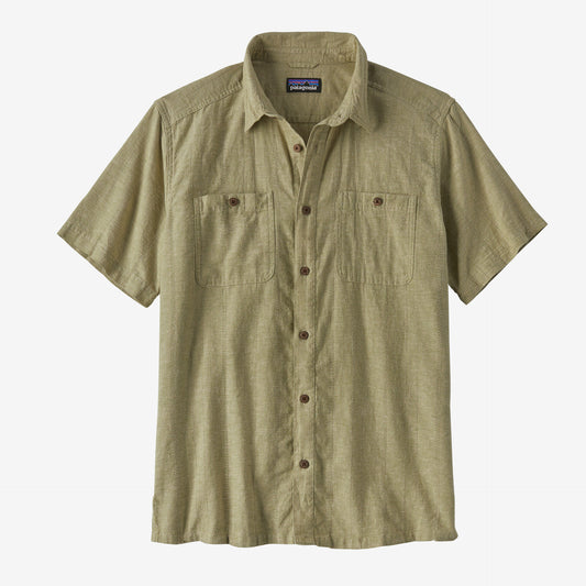 M's Back Step Shirt Swell Dobby: Buckhorn Green XL