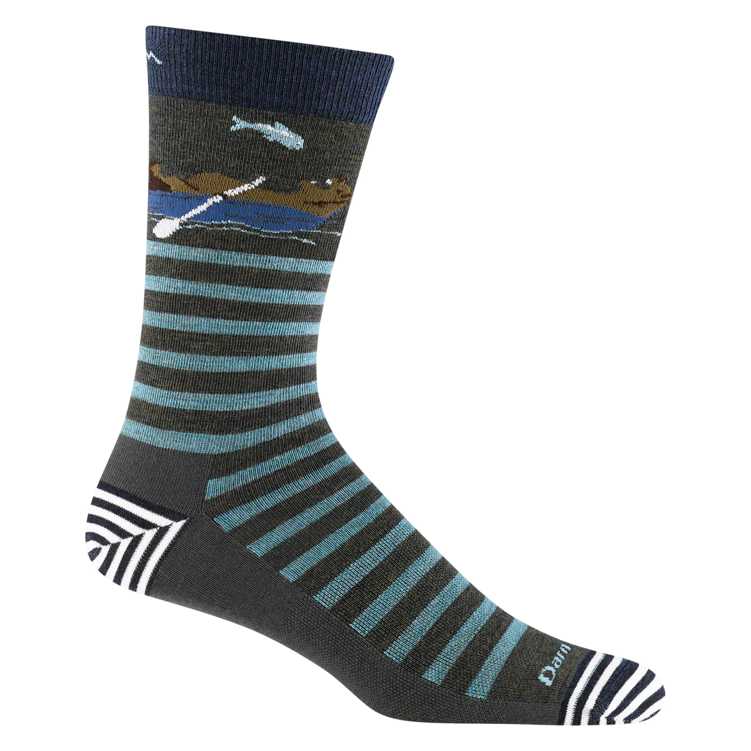 6066 Men's Animal Haus Crew Lightweight Lifestyle Sock