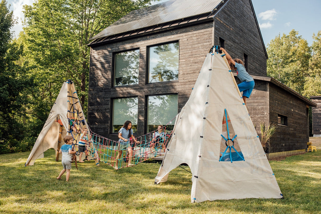 Rambler Rope Bridge - The Ultimate Portable Backyard Play Structure for Kids