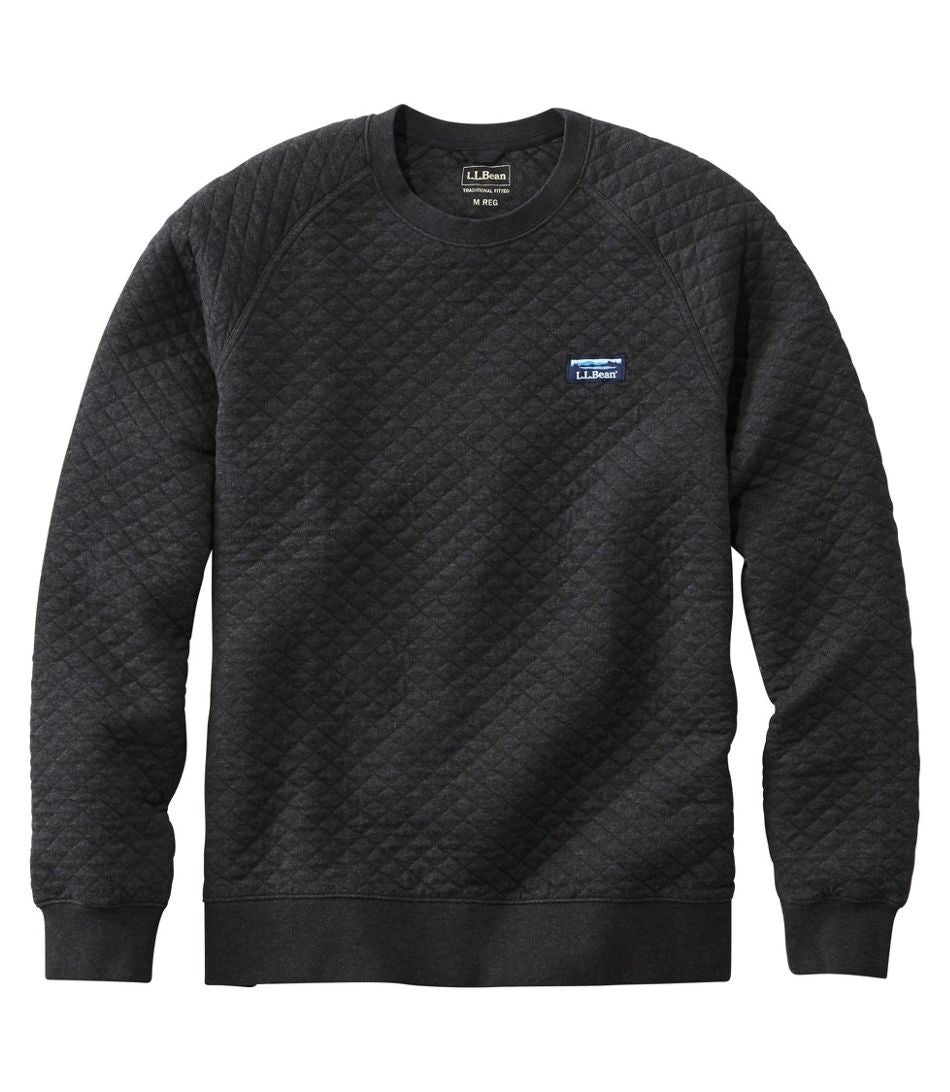 Bean's Quilted Crewneck Men's Regular