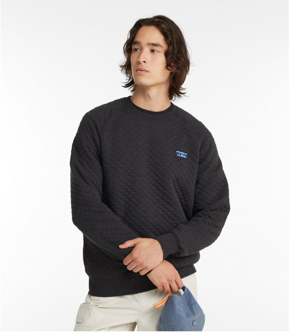 Bean's Quilted Crewneck Men's Regular