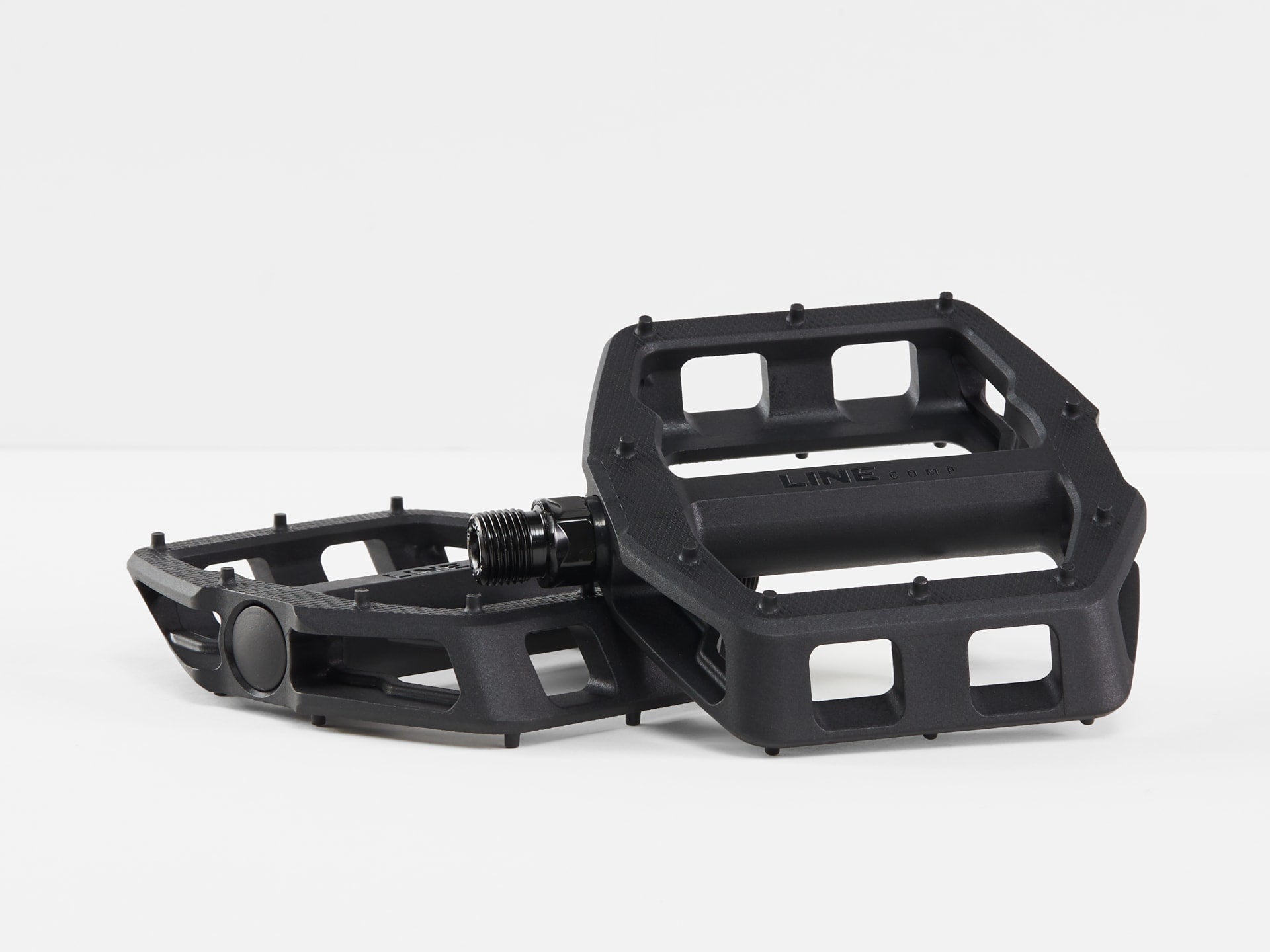 Bontrager Line Comp Flat Pedal Set, Black Satin 9/16"(15mm)