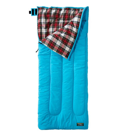 L.L.Bean Flannel Lined Camp Sleeping Bag 40 Kids'