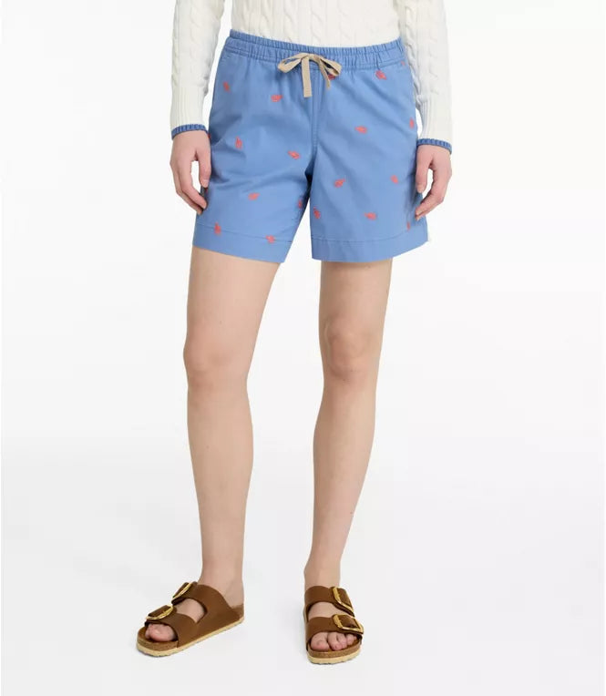 Lakewashed Dock Short Embroidery Women's Regular