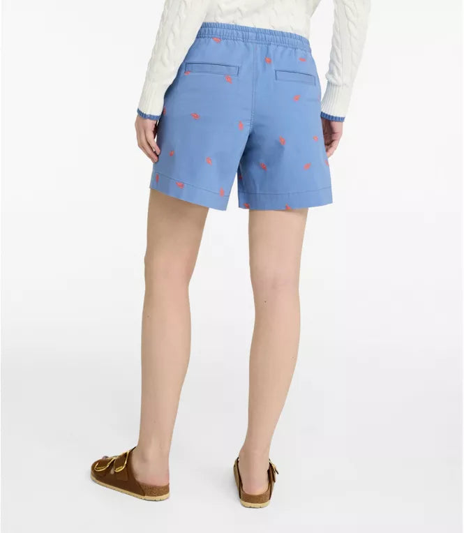 Lakewashed Dock Short Embroidery Women's Regular
