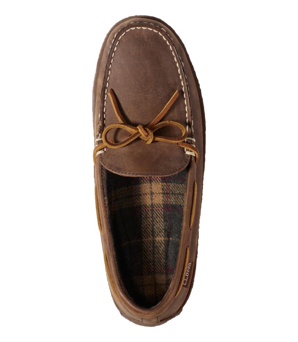 Men's Hand Sewn Slipper Flannel-Lined