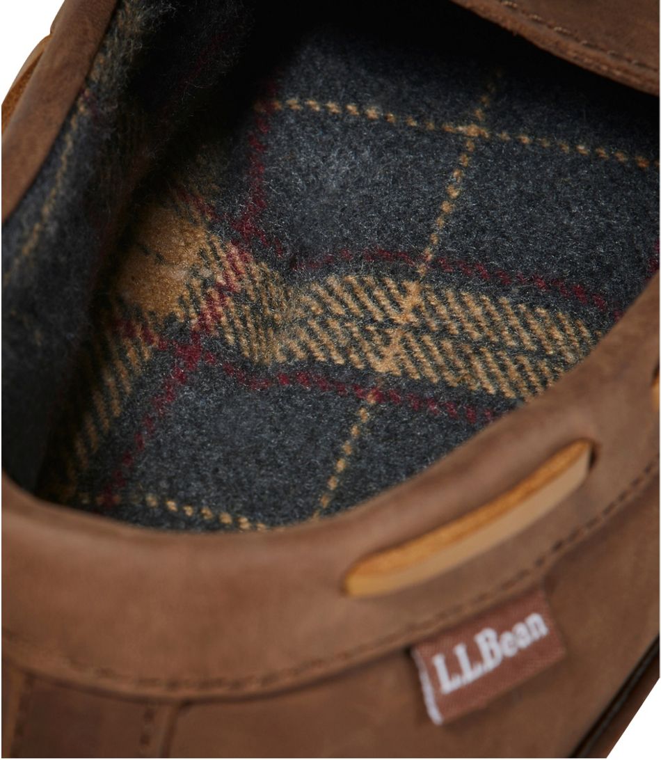Men's Hand Sewn Slipper Flannel-Lined