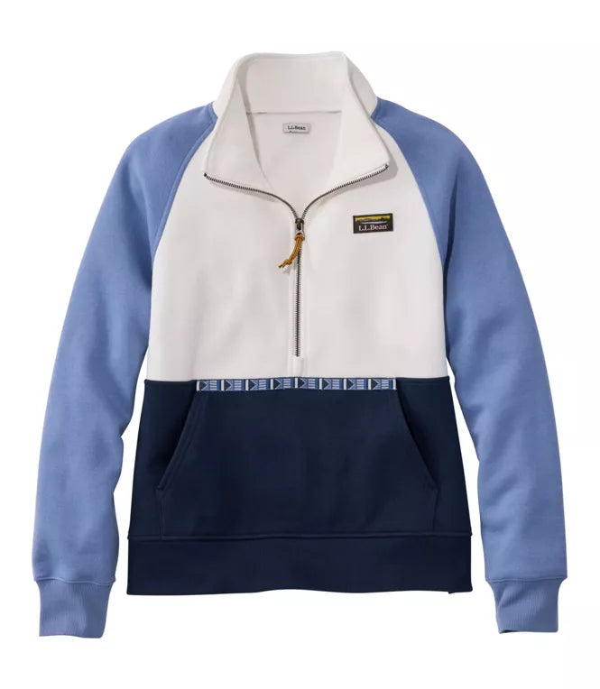 Mountain Classic Color Block 1/2 Zip Sweatshirts Women's Regular