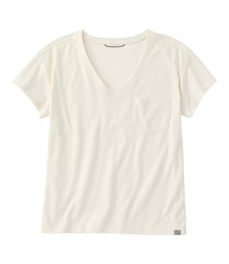 Mountainside V-Neck Pocket Tee Short Sleeve Women's Regular