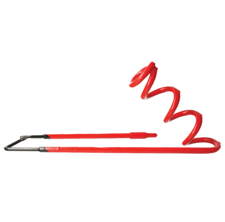 Pig-tail Folding Rod Holder