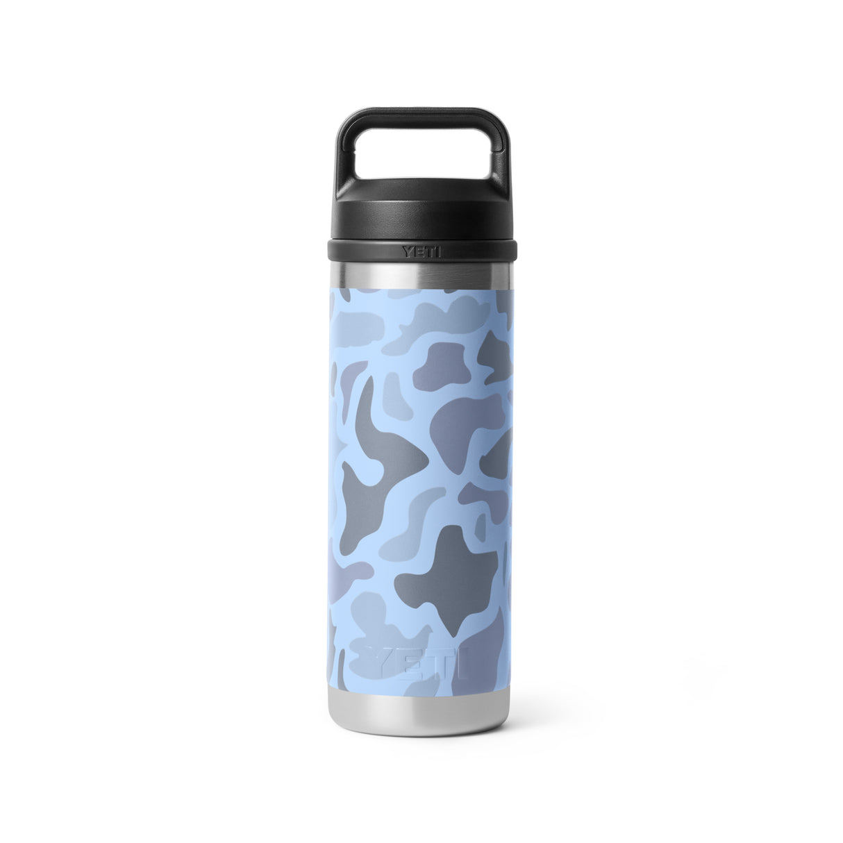 Rambler 18 oz Bottle Chug Blue Camo