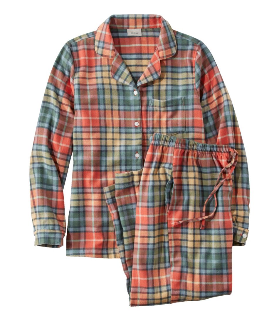 Scotch Plaid Flannel Pajamas Plaid Women's Regular