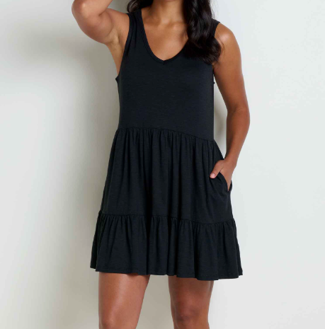 MARLEY TIERED SL DRESS