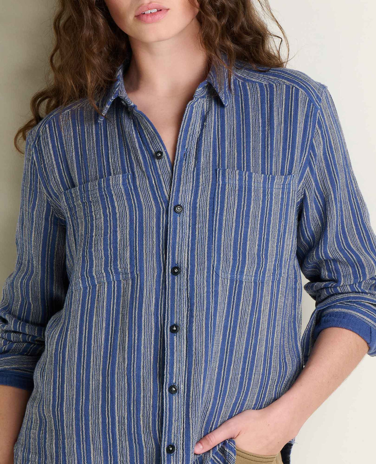 Tate Double Weave LS Shirt