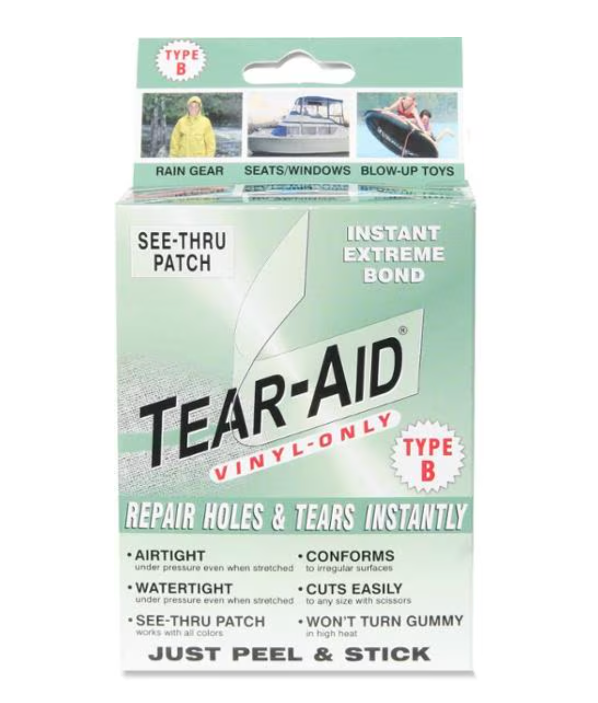 TEAR-AID TYPE B VINL PATCH KIT
