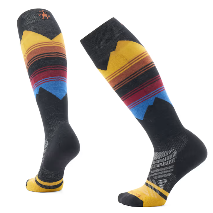 Women's Ski Targeted Cushion Pattern OTC Socks