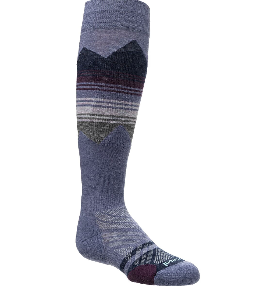 Women's Ski Targeted Cushion Pattern OTC Socks