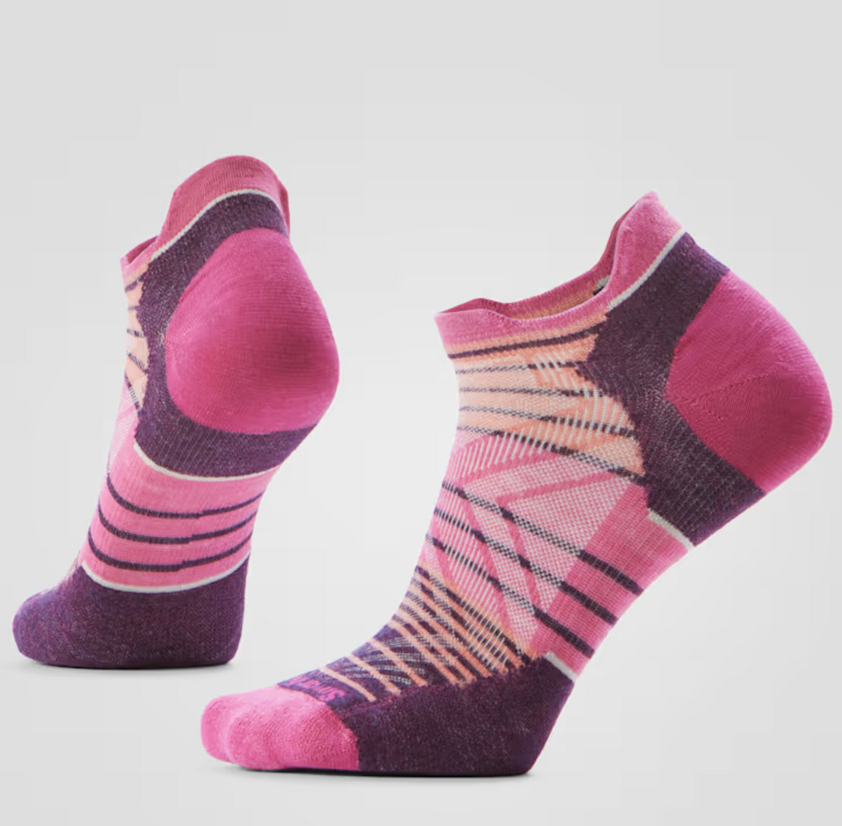Women's Run Zero Cushion Stripe Low Ankle Socks