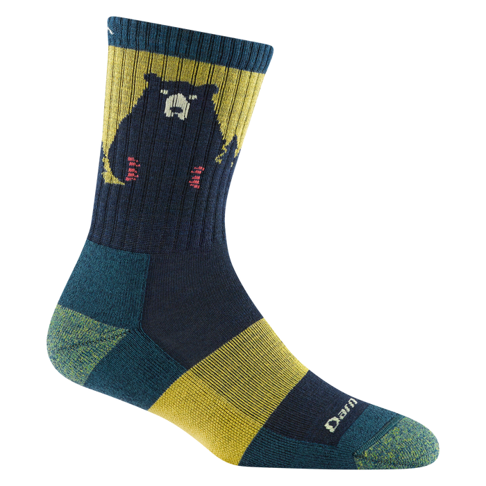 Women's Bear Town Micro Crew Lightweight Hiking Sock with Cushion
