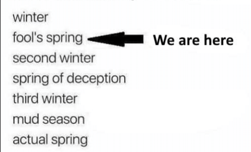 Why Spring is Really Three Seasons