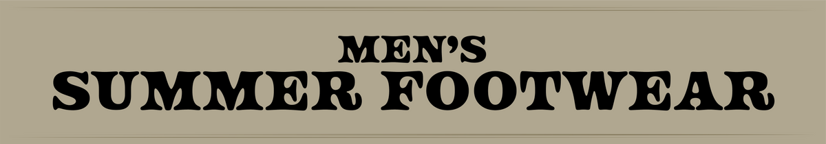 Men's Summer Footwear