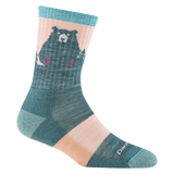 1970 Women's Bear Town Micro Crew Lightweight  Hiking Sock with Cushion