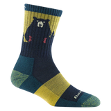 1970 Women's Bear Town Micro Crew Lightweight  Hiking Sock with Cushion