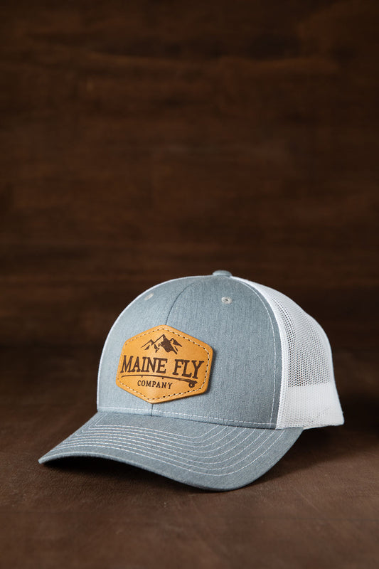 Maine Fly Co Leather Patch Hat