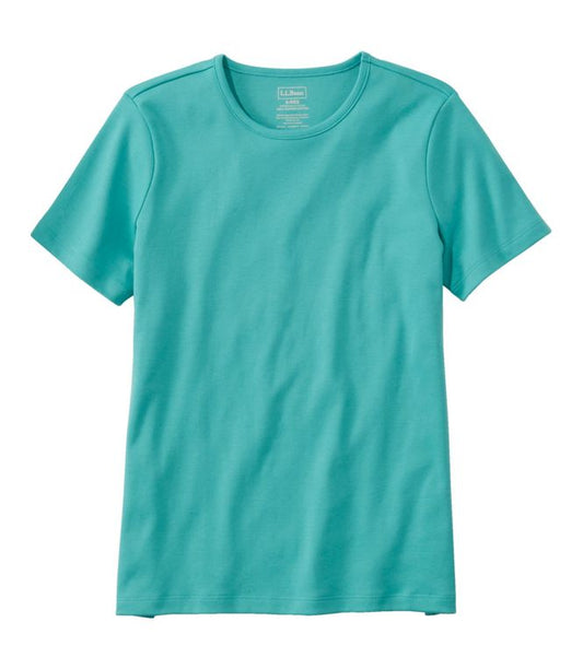 Pima Crewneck Short-Sleeve Women's Regular