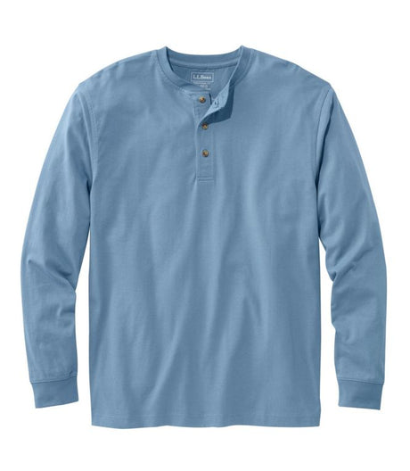 Carefree Unshrinkable Tee Long-Sleeve Henley Men's Regular