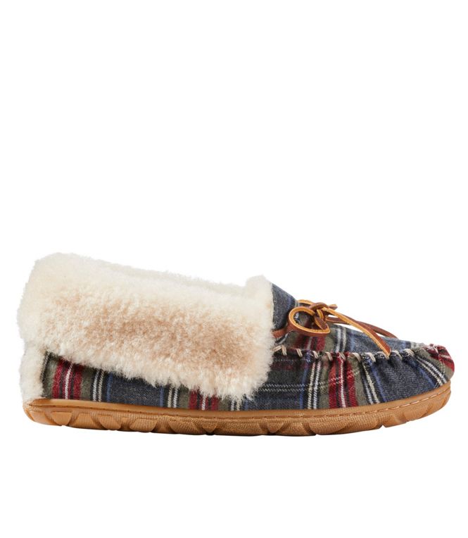 Wicked Good Moccasins Plaid Women's