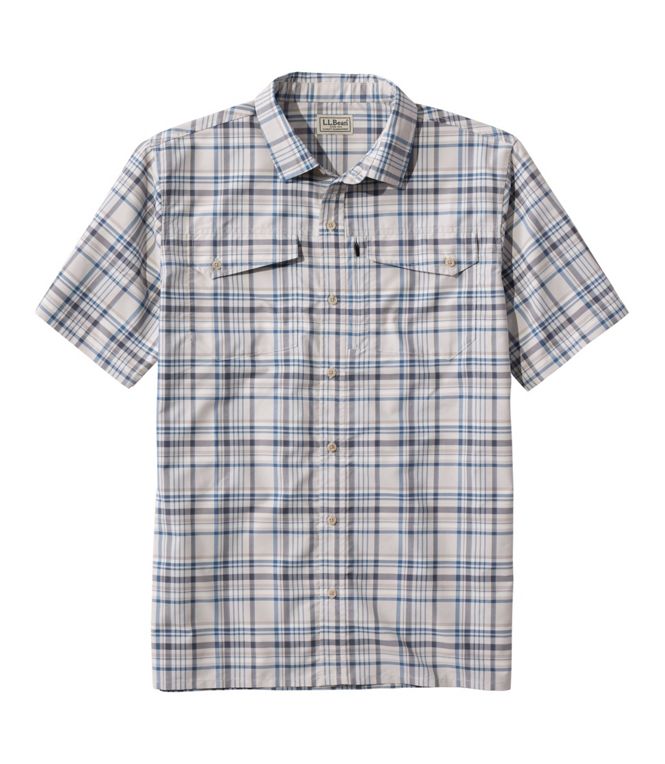 SunSmart Cool Weave Woven Short Sleeve Shirt Men's Regular