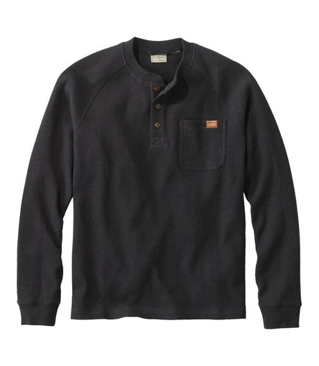 BeanBuilt Waffle Henley Men's Regular