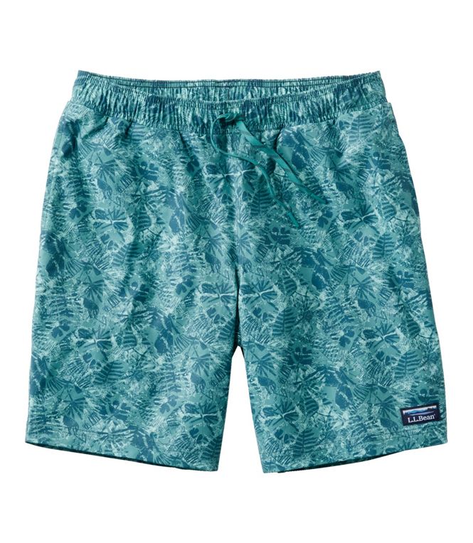 Vacationland Stretch Swim Trunk 8" Printed Men's Regular