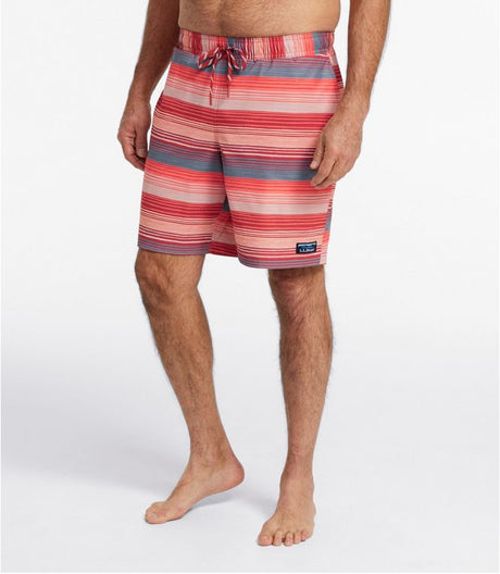 Vacationland Stretch Swim Trunk 8" Printed Men's Regular