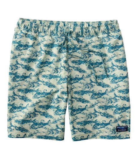 Vacationland Stretch Swim Trunk 8" Printed Men's Regular