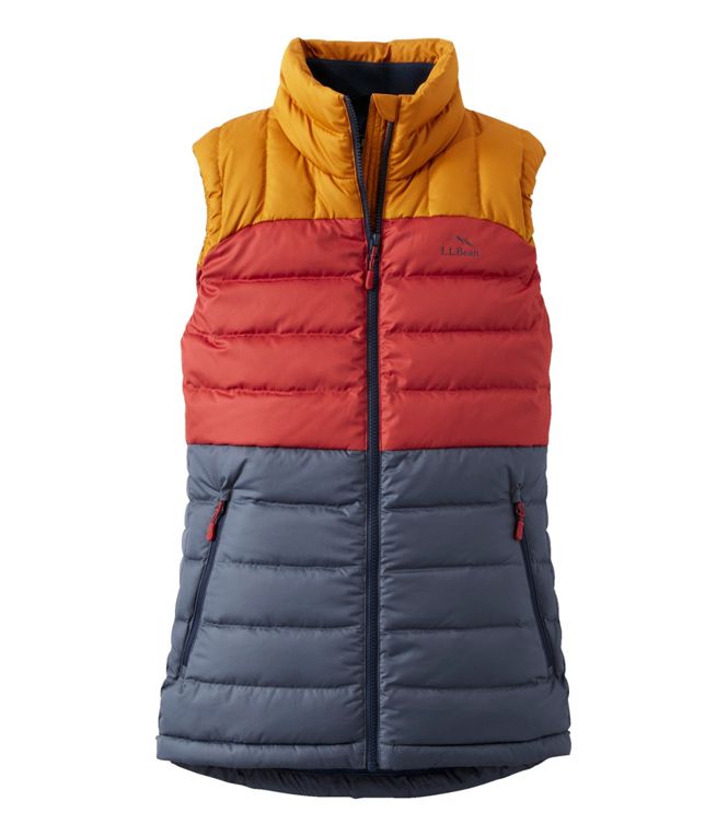 Bean's Down Vest Colorblock Women's Regular