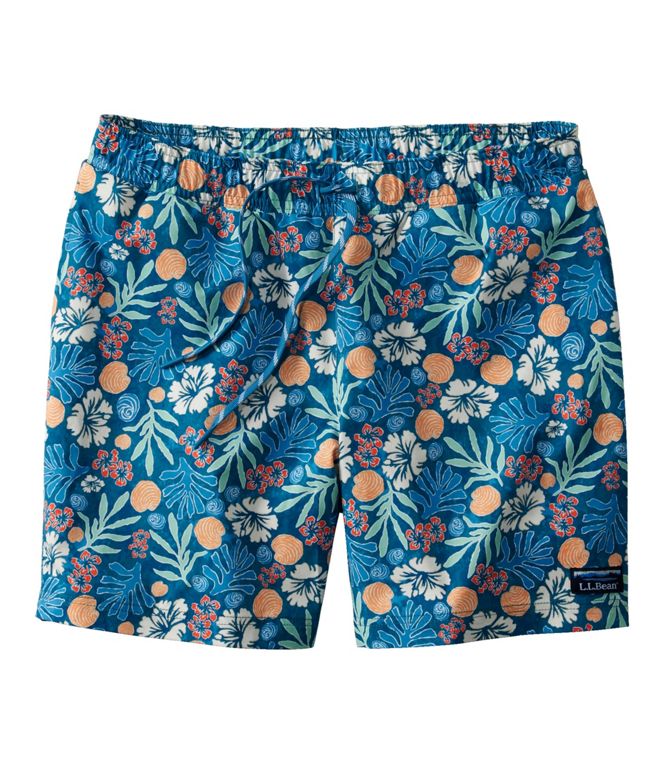 Vacationland Stretch Swim Trunk 8" Printed Men's Regular